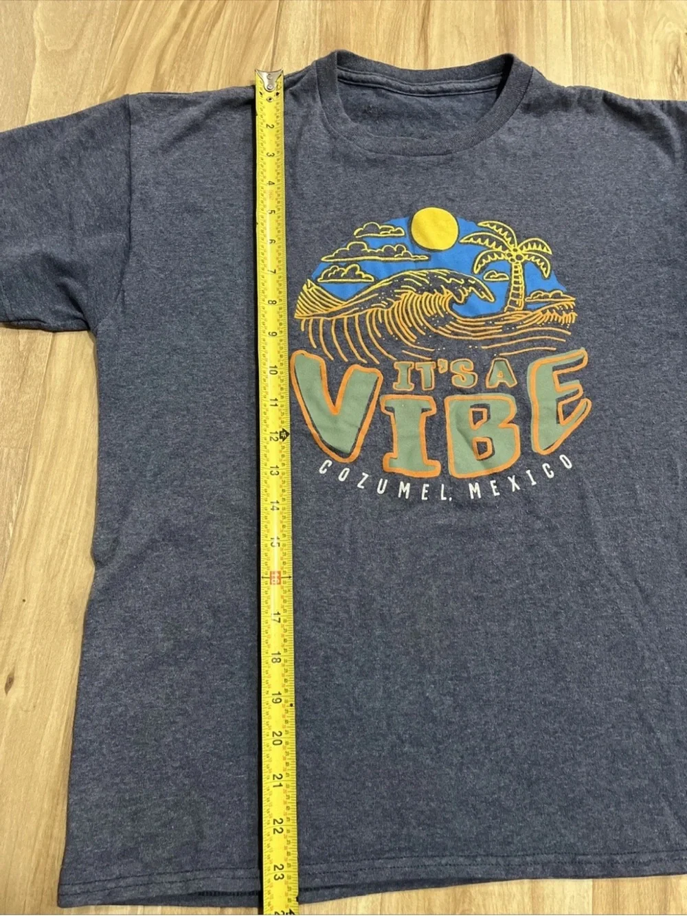 Kids Navy 'It's a Vibe' Cozumel Graphic Tee